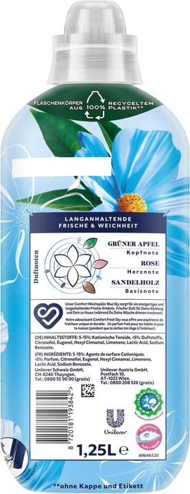 Immagine prodotto Comfort Cielo blu (50 Cicli di lavaggio, Detergente liquido)
