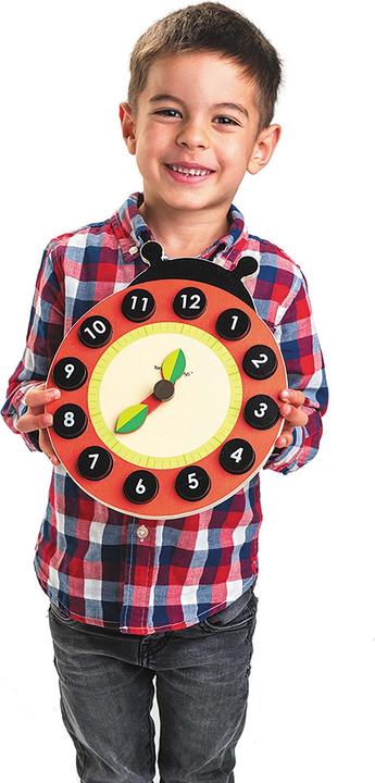 Immagine prodotto Tender Leaf Toys Coccinella dell'orologio per l'apprendimento (Tedesco, Francese, Italiano, Inglese)