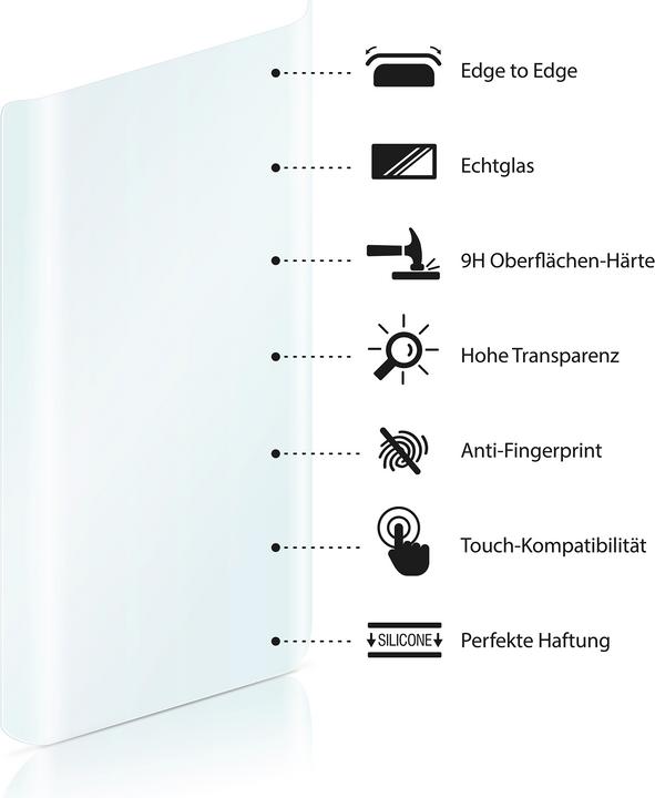Produktbild Savvies Full-Screen Displayschutz Panzerglas Schutzglas (2 Stück, Samsung Galaxy S20 FE 5G)
