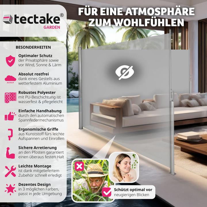 Actual product image tectake Double side awning (6 m)