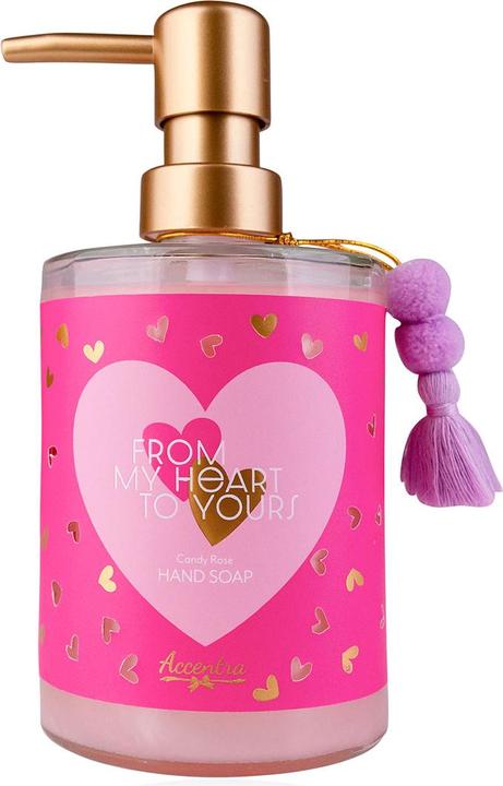 Image du produit Accentra Seifenspender mit Handseife FROM MY HEART TO YOURS (Savon liquide, 420 ml)