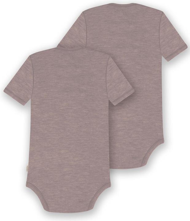 Image du produit Normani Lot de 2 body bébé mérinos manches courtes "Tauranga" - 9289 (56)