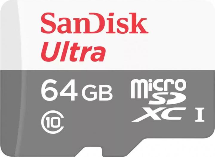 Produktbild SanDisk microSDXC Memory Card Ultra with Adapter, 64Gb, Class 10