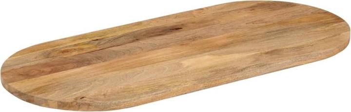 Productafbeelding VidaXL Tafelblad massief houten blad 80x40x3,8cm ovaal massief hout mango