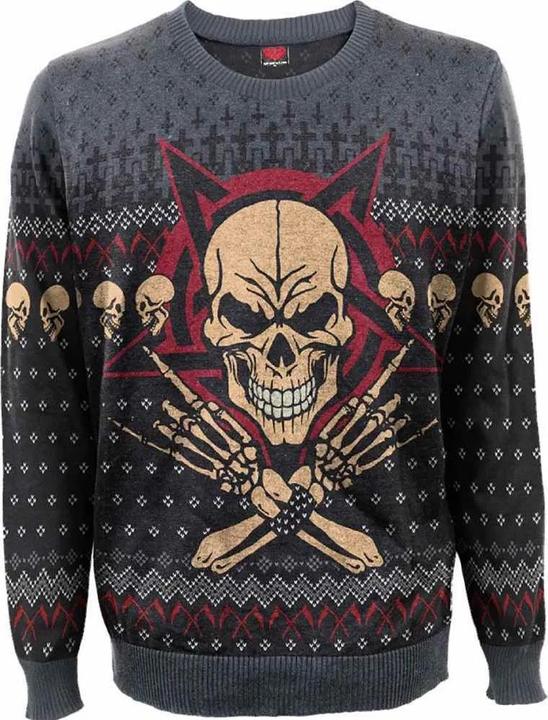 Actual product image Spiral Unisex Adult Evil Rock Jumper (S)