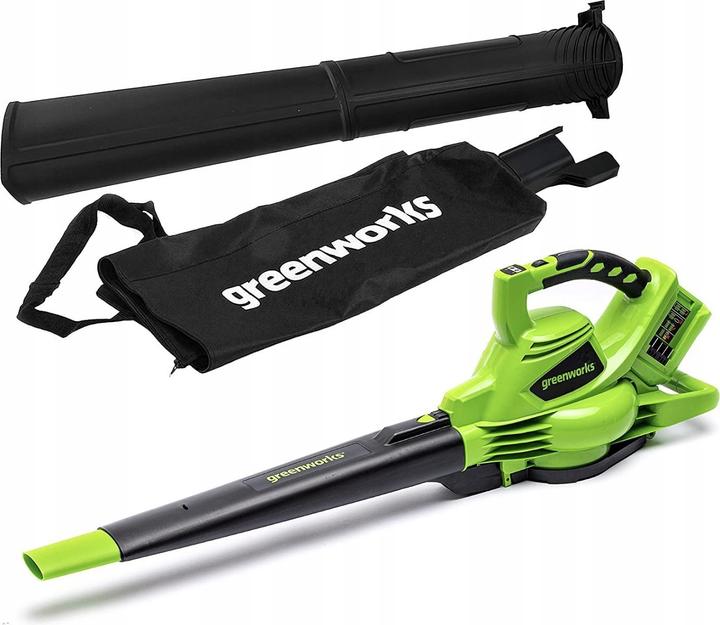 Image du produit Greenworks GD24X2BV batterie souffleur de feuilles 48 V - Sans batterie ni chargeur (Fonctionnement sur batterie, Aspirateurs et souffleurs)
