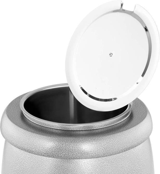 Produktbild Royal Catering Suppentopf elektrisch Suppenkessel Edelstahl Stahl silbern Partytopf 10 L 400 W