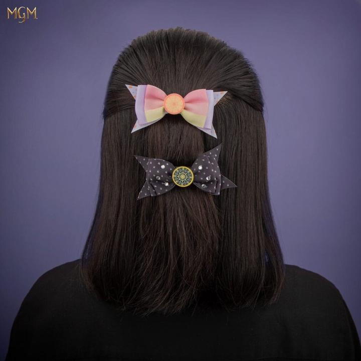 Actual product image Cinereplicas Wednesday: Hair jewellery (4 pieces