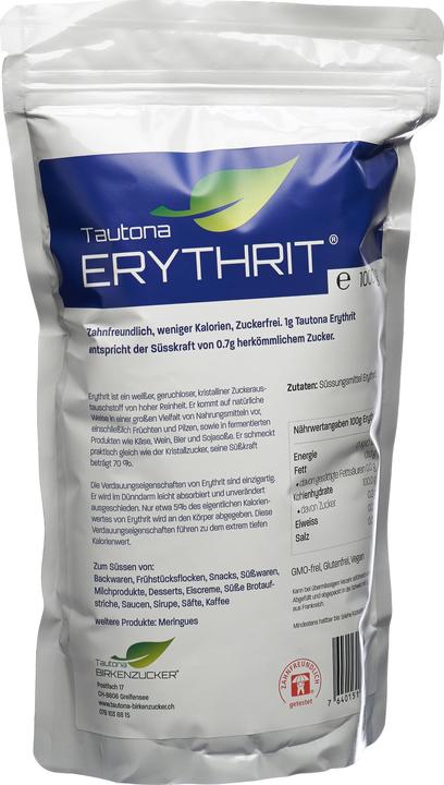 Actual product image Tautona Erythritol bag (1023 g)