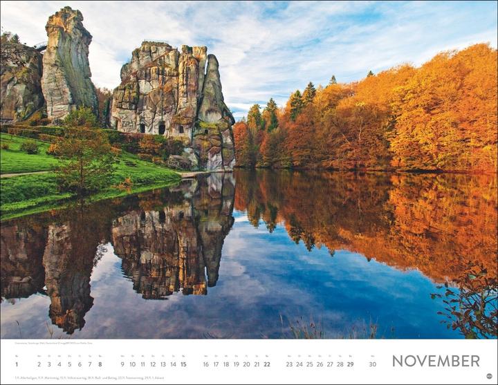 Actual product image Orte der Kraft Posterkalender 2026 (44 x 34 cm, Hardcover, German)