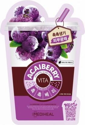 Image du produit Mediheal Vita Acaiberry Mask Masque énergisant et tonifiant aux baies d'açai 20Ml (20 ml)
