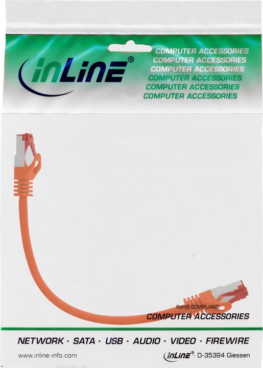Produktbild InLine Patchkabel (S/FTP, CAT6, 0.25 m)