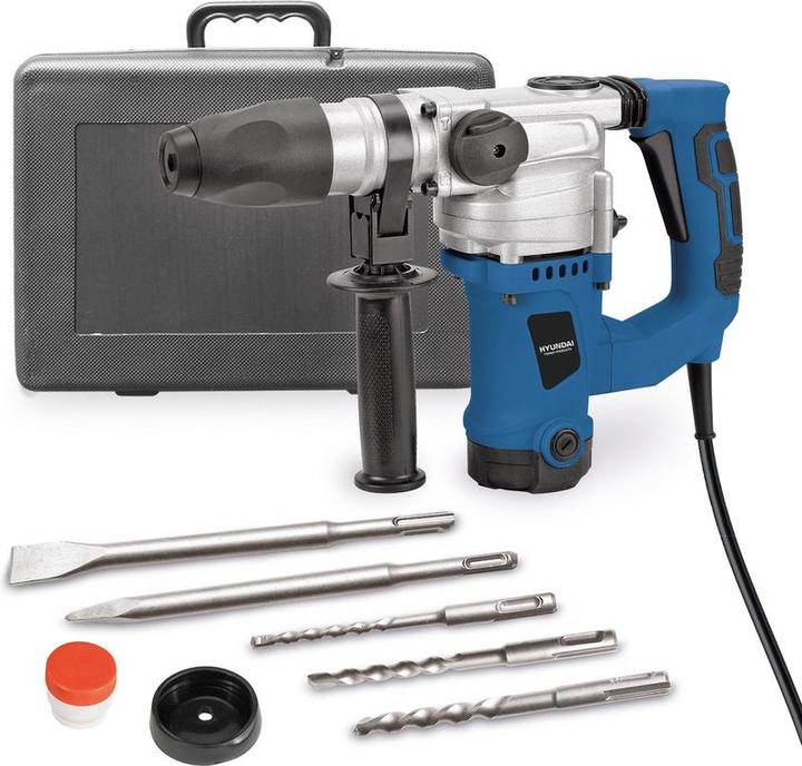 Image du produit Hyundai Boorhamer 1150W SDS+ - Softgrip - Attaque en profondeur réglable - Universal Din et Orion Far link (Fonctionnement sur secteur)
