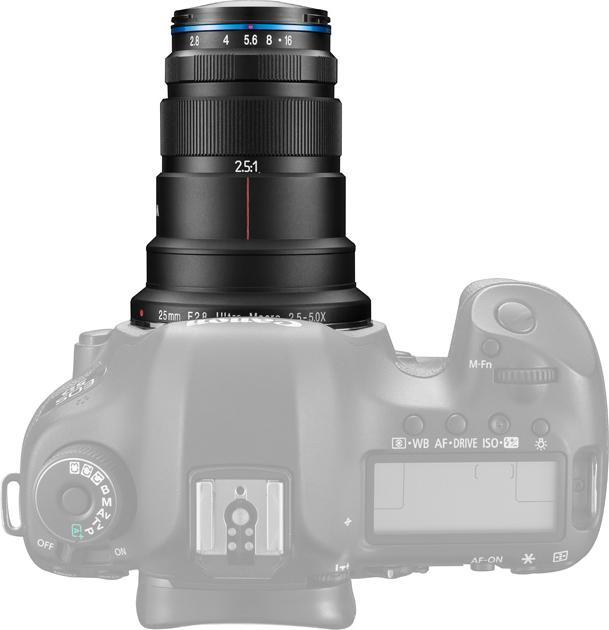 Actual product image Venus Optic Laowa 25mm f/2.8 2.5-5x UltraMacro Canon RF (Canon RF, full size)