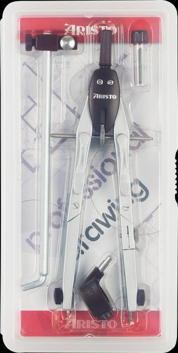 Actual product image Aristo Quick-adjusting compass Geocollege max. 320mm length: 170mm silver