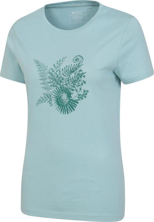 Actual product image Mountain Warehouse Womens/Ladies Fern Shell Organic T-Shirt (46 D)