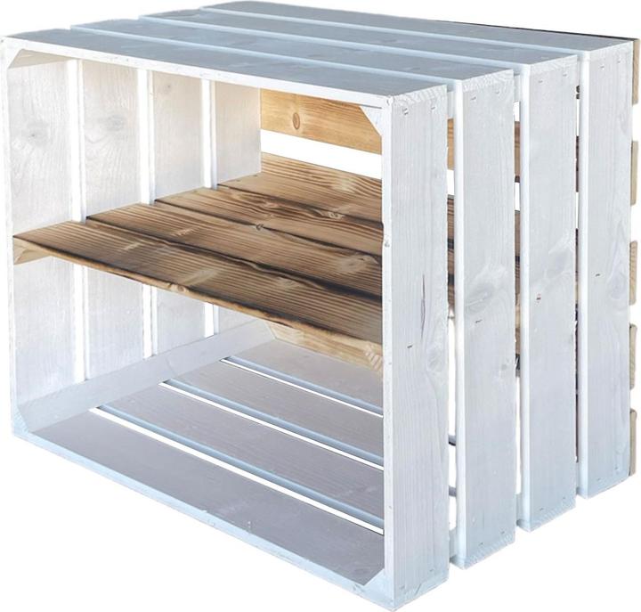 Actual product image Natura Punto Wooden box with shelf (40 x 50 x 30 cm)