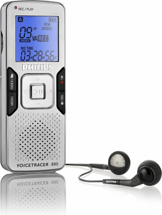 Philips Tracciatore vocale digitale LFH0880/00 (2 GB)