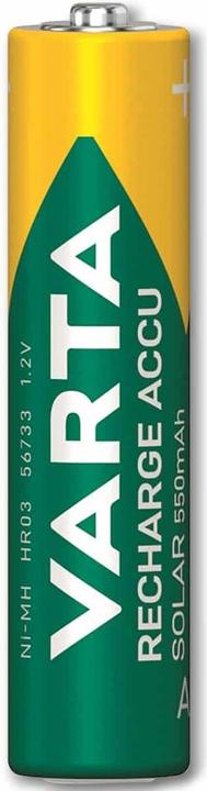 Actual product image Varta Recharge Accu Solar (2 pcs., AAA, 550 mAh)