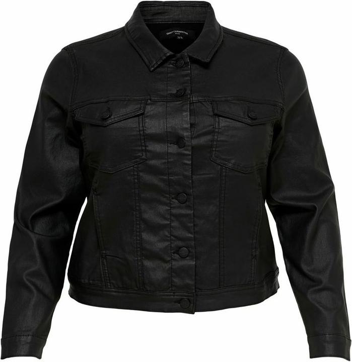 Only Curvy beschichtet Jacke