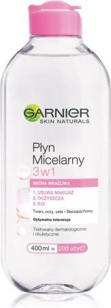 Produktbild Garnier Skin Naturals Micellar Liquid 3In1 Score Sensitive 400Ml (Puder, 400 ml)