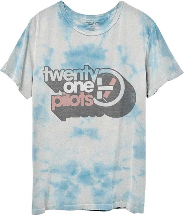 Immagine prodotto Twenty one pilots Maglietta unisex adulto Vintage Block Holiday Dip Dye (XL)
