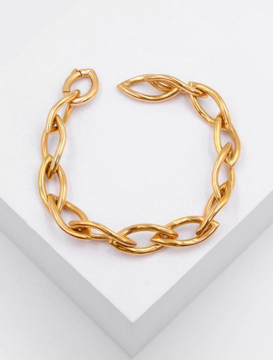 Produktbild Muau Navette (20 cm, 750/18K Rotgold)