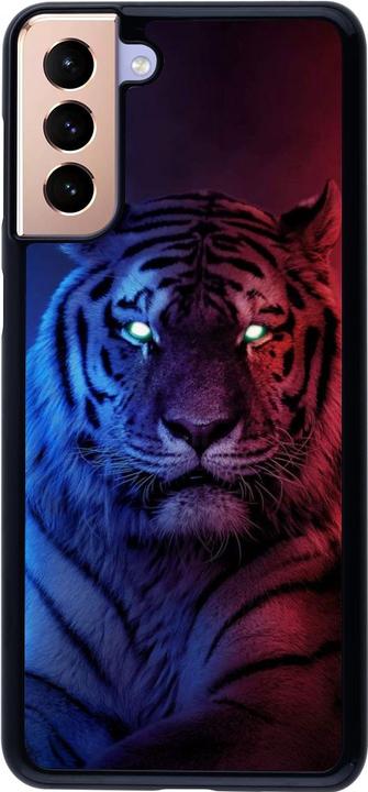 Actual product image PhoneLook Cover Tiger Blue Red (Samsung Galaxy S21+ 5G)