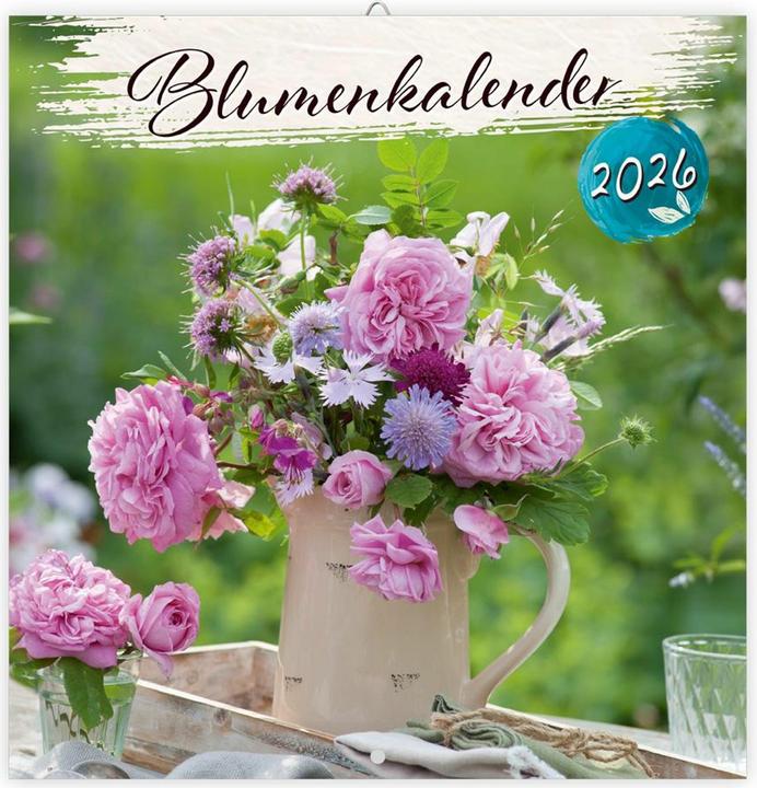 Actual product image Brochure calendarFlower calendar2026 (30 x 30 cm, Hardcover, German)