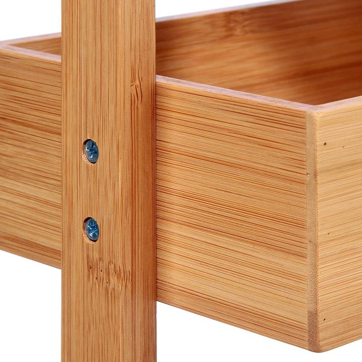 Immagine prodotto 5Five Scaffalatura in bambù - 4 ripiani (88 x 28 x 16 cm)