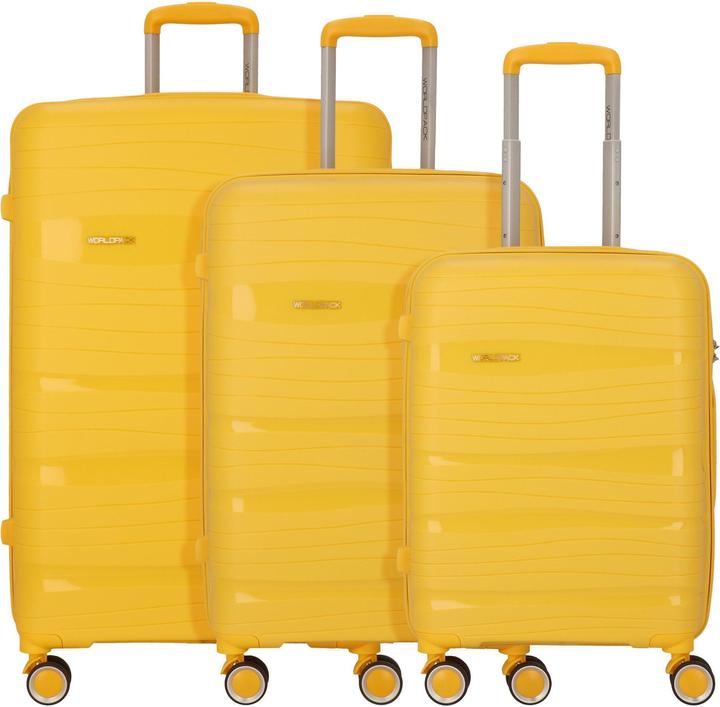 Produktbild Worldpack Miami 4 Rollen Kofferset 3-teilig (192 l, XL (ab 115l))