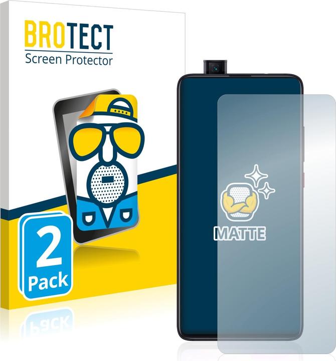 Productafbeelding BROTECT Antireflecterende schermbeschermer mat (2 Stuk, Xiaomi Mi 9T Pro)