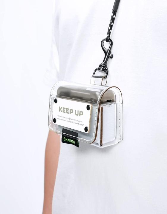 Actual product image Sharge Transparent bag for power bank (Flow Mini)