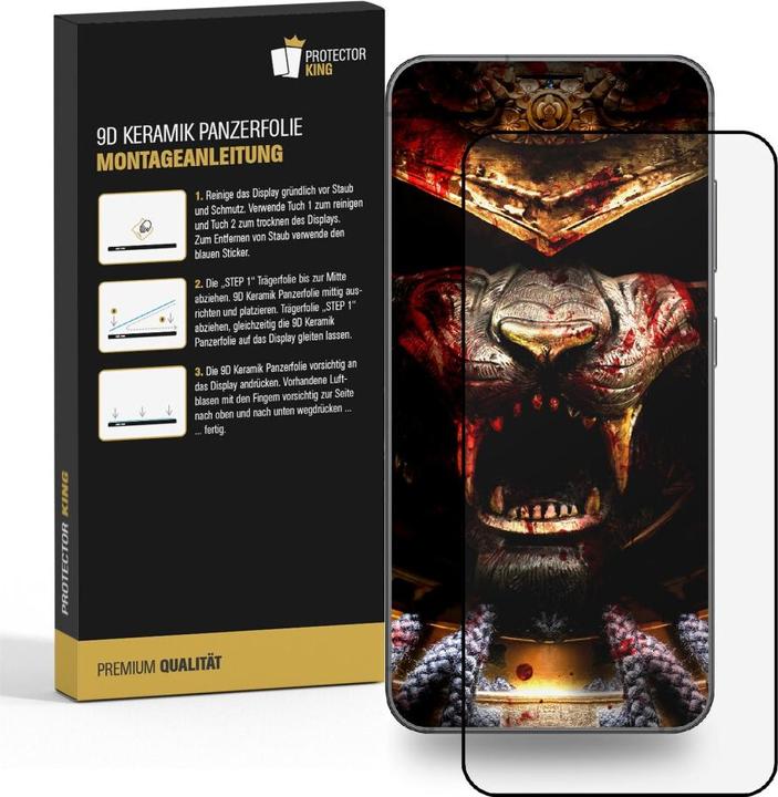 Produktbild Protectorking 3x Ceramic-Glass Full Cover HD Klar (3 Stück, Samsung Galaxy A42 5G)