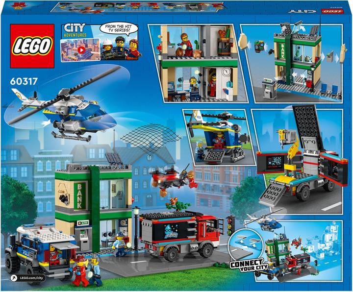 Actual product image LEGO City Police Chase at the Bank Set 60317 (60317, LEGO City)