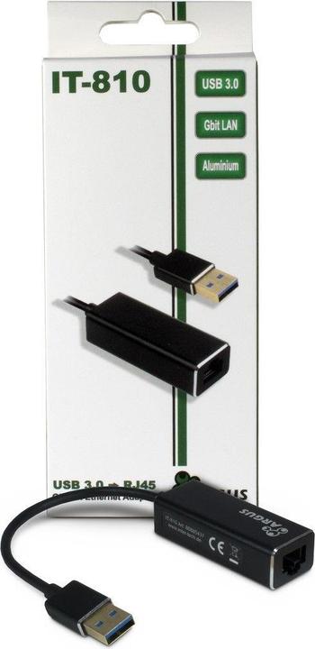 Actual product image Intertech Argus IT-810 (USB 3.0, RJ45 (1x))
