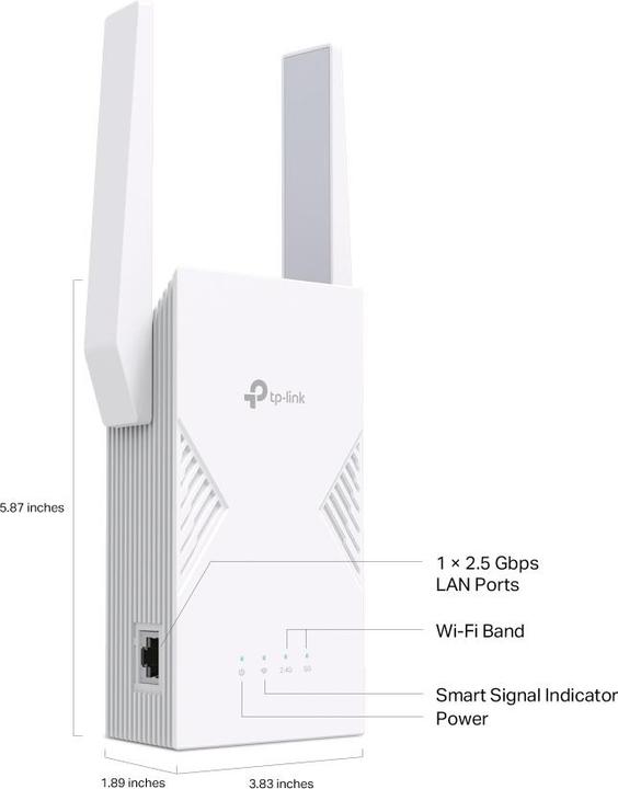 Produktbild TP-Link BE3600 Wi-Fi 7 Range ExtenderSPEED: 688 (2882 Mbit/s, 688 Mbit/s)