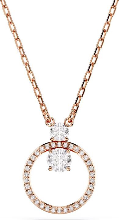Immagine prodotto Swarovski Collana Constella taglio rotondo oro rosa bianco (Metallo Swarovski, 38 cm)