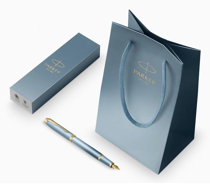 Image du produit Parker Pen Stylo Plume Parker IM Writing Rituals Vert, trait. F (Turquoise, 1 x)