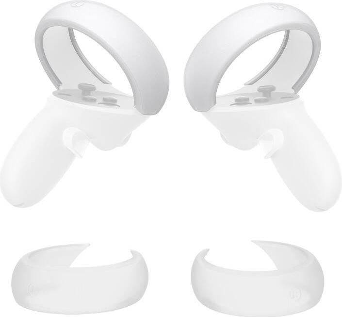 Actual product image KIWI design Controller Protective Cover Q26-2.1 for Meta Quest 2 White