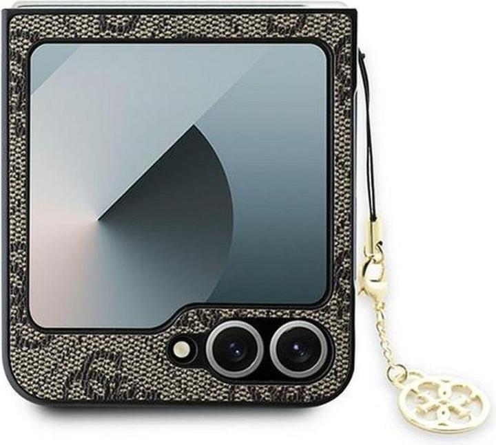 Produktbild Guess GUHCZF6GF4GBR Z Flip6 F741 brązowy/brown 4G Charm (Samsung Galaxy Z Flip6)