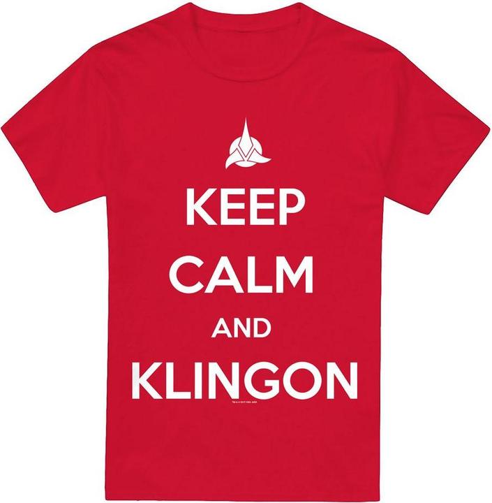 Actual product image Mens Calm Klingon T-Shirt (4XL)