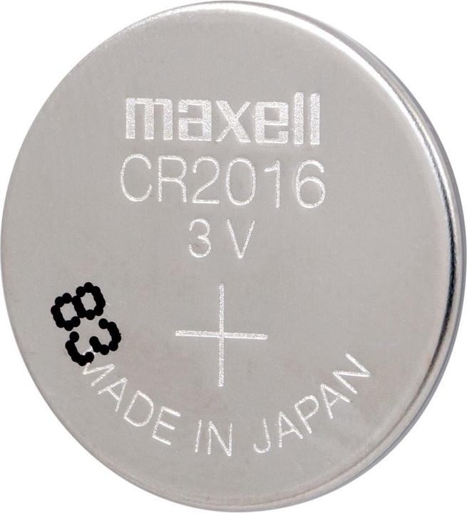 Produktbild Maxell Knopfzelle CR2016 1 Stück (1 Stk., CR2016, 90 mAh)