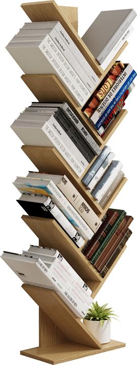 Produktbild VCM Holz Stand Regal Bücher Nulis XL (144 x 40 x 20 cm)