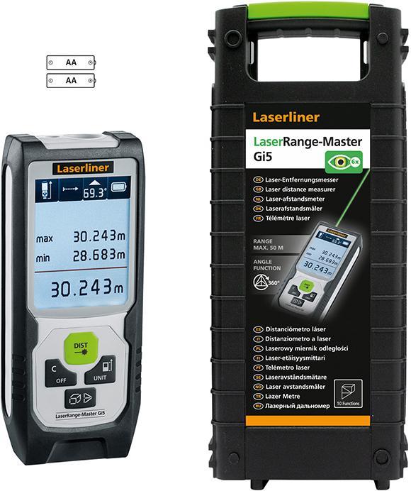 Actual product image Laserliner Laser rangefinder LaserRange-Master Gi5 - 080.845A (50 m)