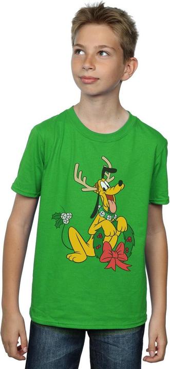 Immagine prodotto Disney Pluto Christmas Reindeer Maglietta Ragazzi (116)