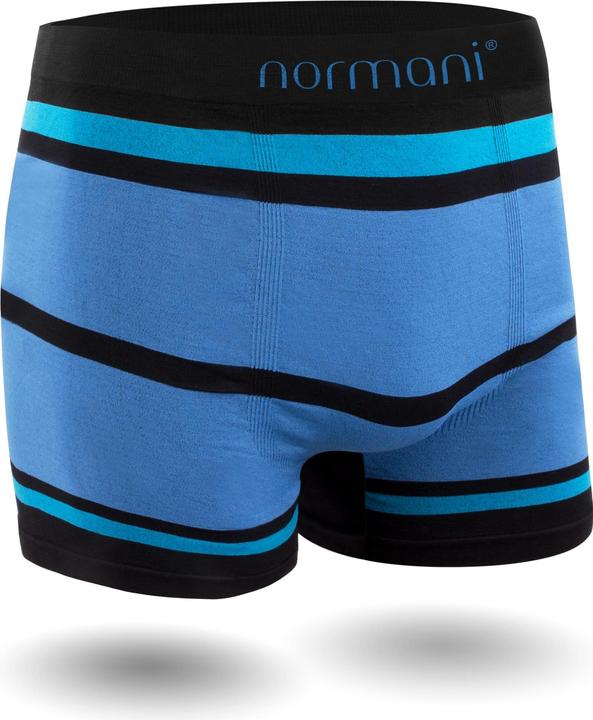 Produktbild Normani 6 Stück Mikrofaser-Boxershorts für Herren aus Nylon (S/M, 6er Pack)