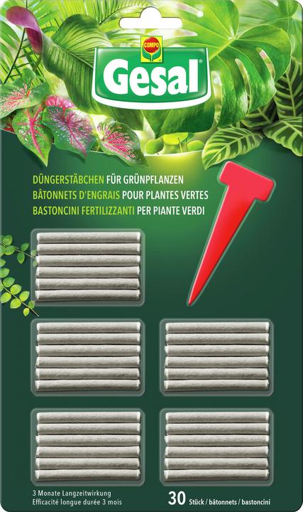 Gesal Düngerstäbchen für Grünpflanzen (0.30 kg, 0.36 l)