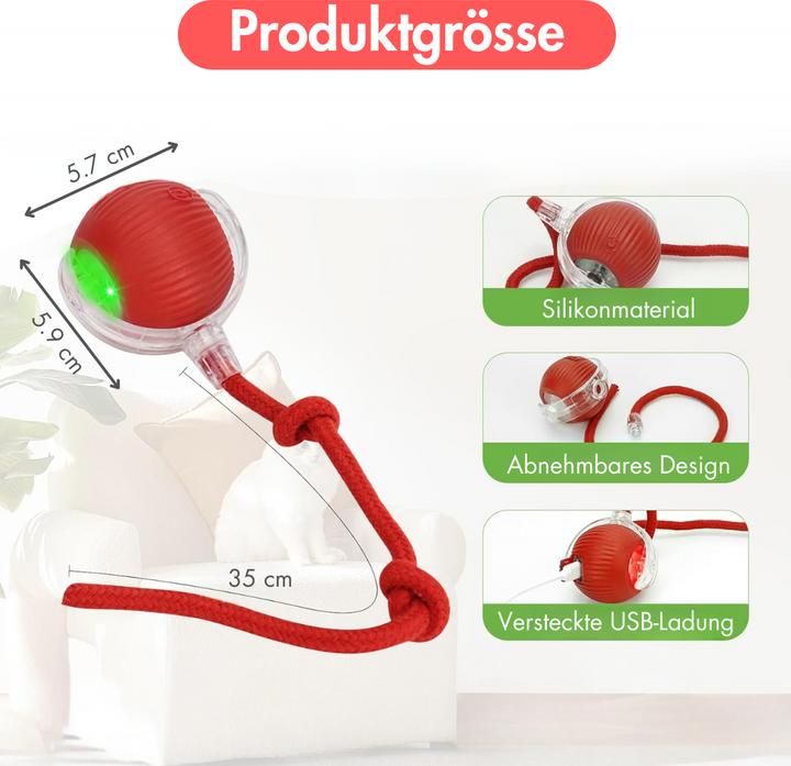 Produktbild Suba Katzenball LED (Beschäftigungsspielzeug Katze)
