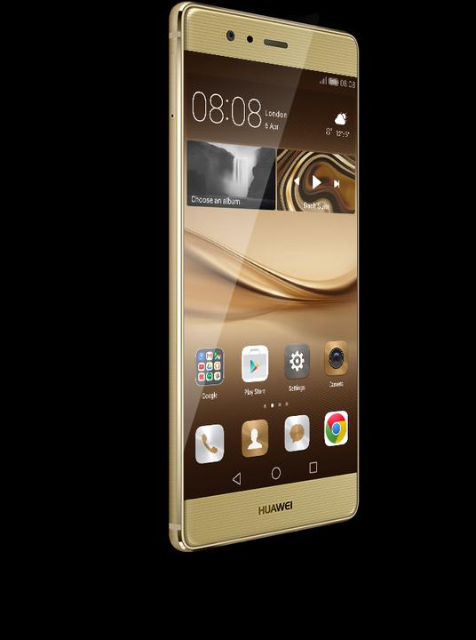 Actual product image Huawei P9 Plus (64 GB, Gold, 5.50", Hybrid Dual SIM, 12 Mpx, 4G)